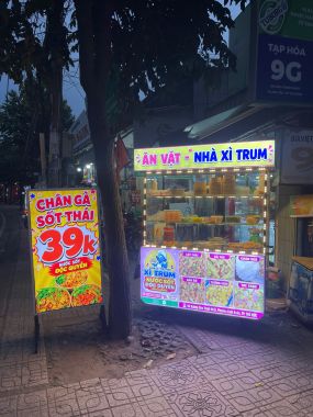 Thi Công Banner Xe Đẩy Bán Hàng Đẹp, Bắt Mắt
