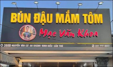 BẢNG HIỆU NHÀ HÀNG - QUÁN ĂN TẠI DĨ AN
