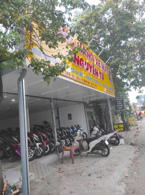 BẢNG HIỆU ALU CỬA HÀNG XE MÁY TẠI DĨ AN