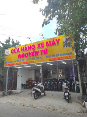 BẢNG HIỆU ALU CỬA HÀNG XE MÁY TẠI DĨ AN