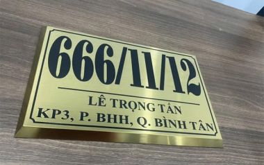 BẢNG MICA, INOX