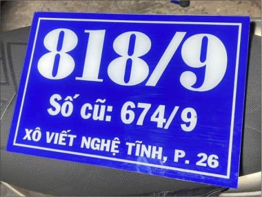 BẢNG MICA, INOX