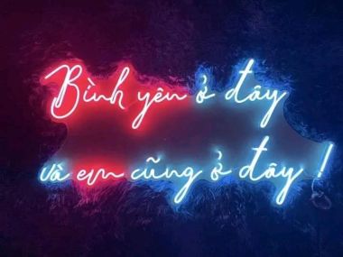 BẢNG LED NEON