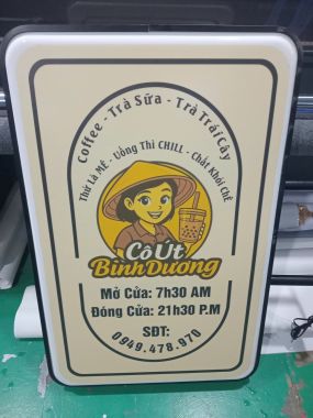 Hộp Đèn Mica Hút Nổi