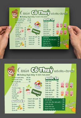 THIẾT KẾ - IN MENU