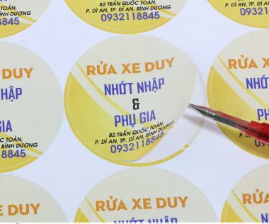 Tem bế - decal