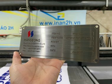Nhận Làm Bảng Tem Inox