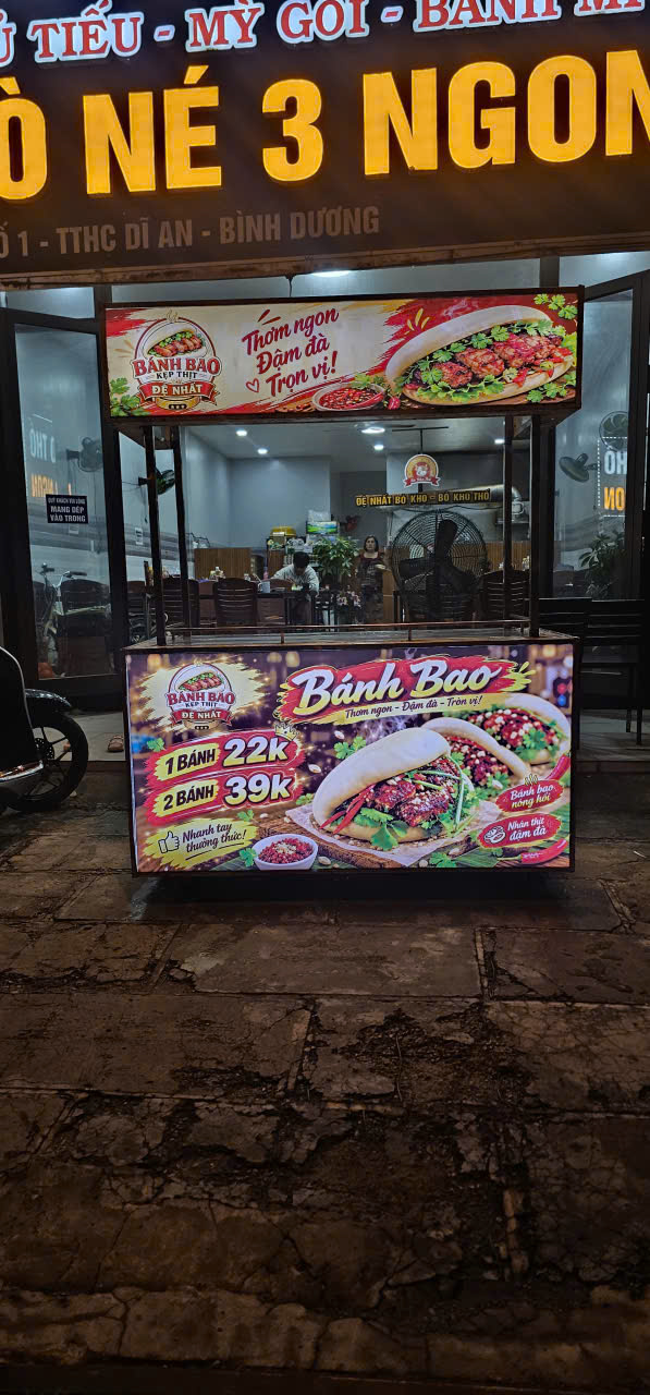 Thi Công Banner Xe Đẩy Bán Hàng Đẹp, Bắt Mắt