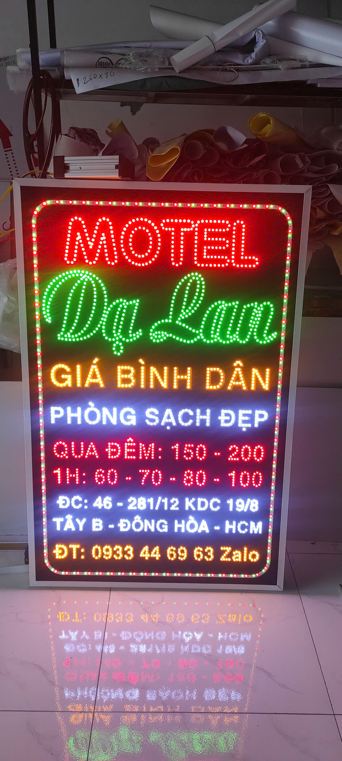 Chuyên Làm Biển Đèn LED Theo Yêu Cầu, Cam Kết Chất Lượng