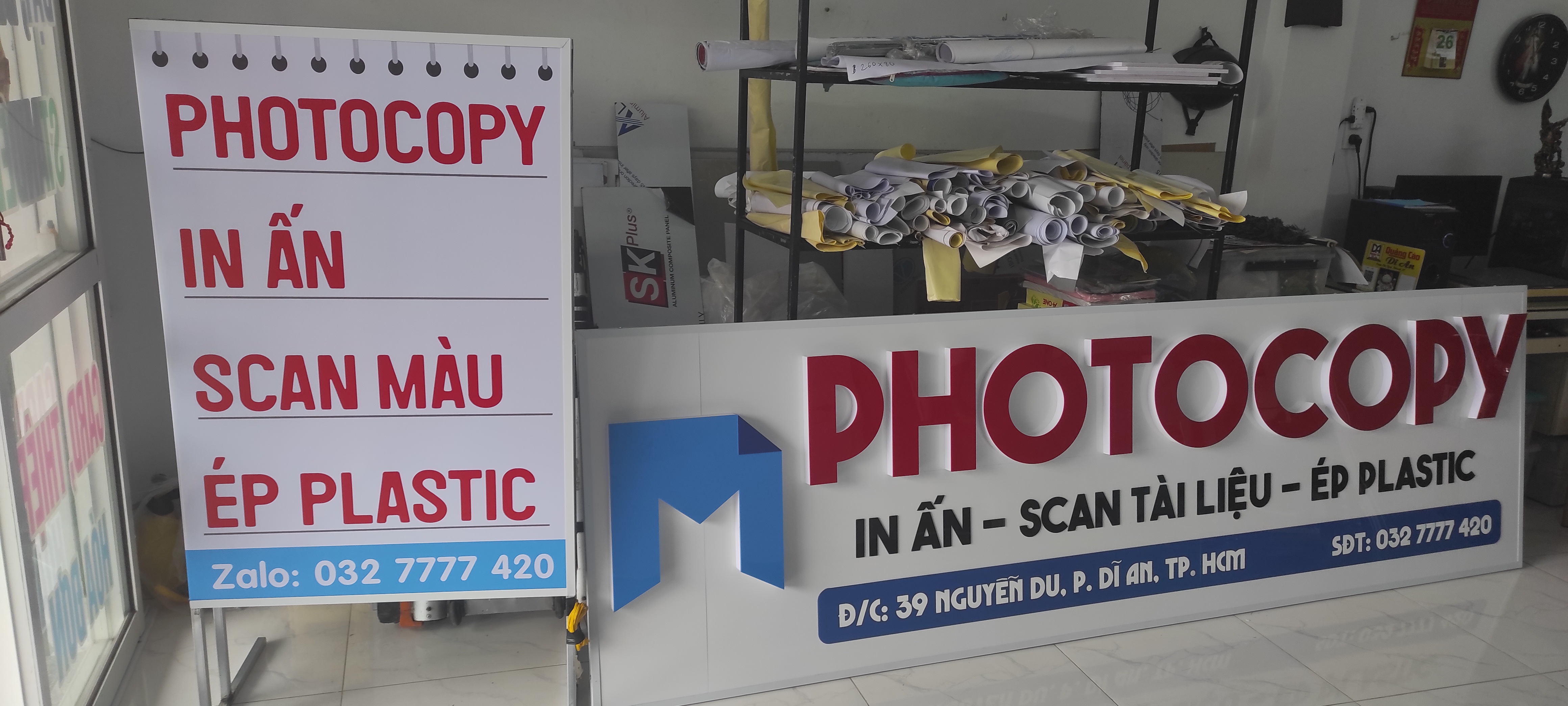 Bảng Hiệu Photocopy